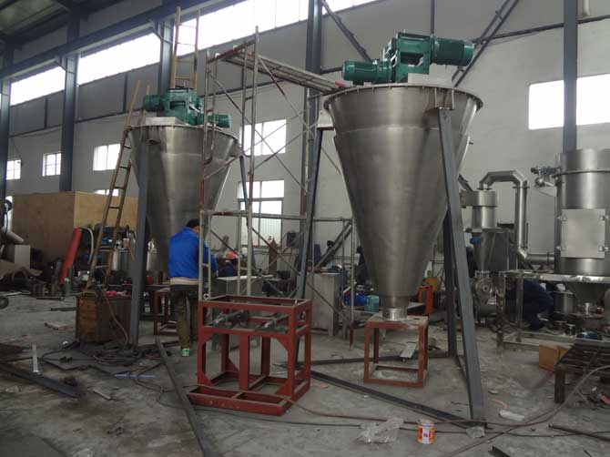 SHJ系列雙螺桿錐型混合機